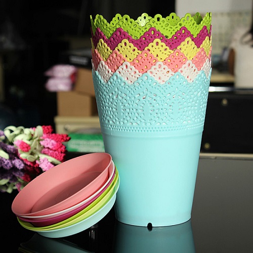 گلدان پلاستیکی عمده